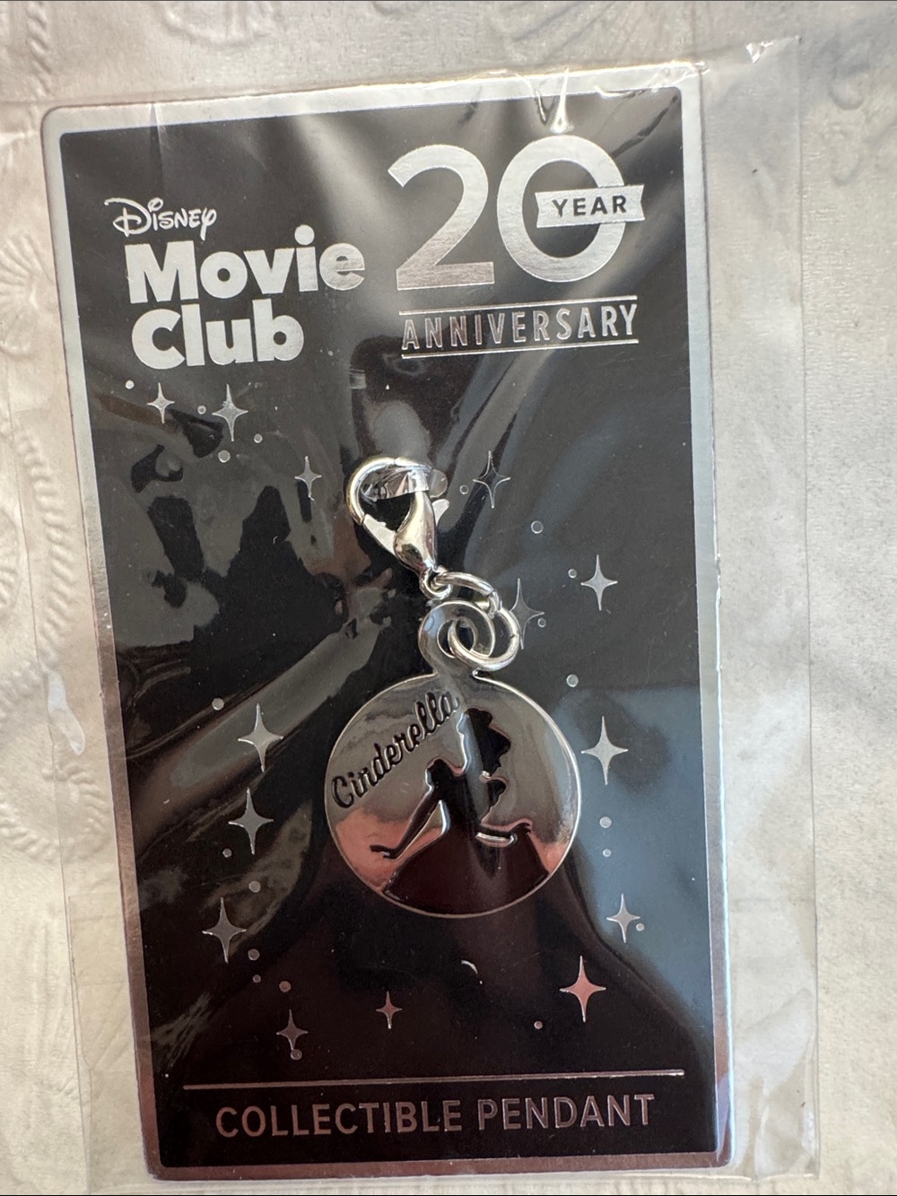 Disney Silver Cinderella Collectible Pendant Charm
